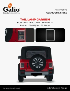 Tail Lamp Garnish For Mahindra Thar Roxx – Model 2024 Onwards