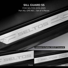 Premium Sill Guard SS For Seltos - Model 2019 Onwards