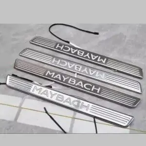 LED Illuminated Door Scuff Plates For Benz GLS Maybach