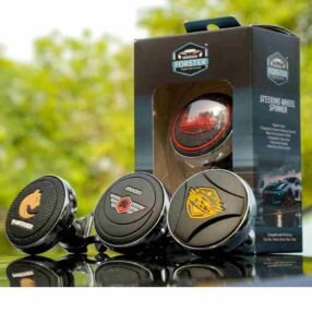 Car Steering Wheel Knob With Metal Cap
