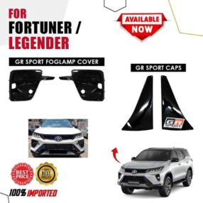 GR Fog Lamp Cover With Sport Caps For Fortuner Legender - Model 2016 Onwards