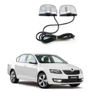 Shadow LED Light Side Rear View Mirror For Octavia