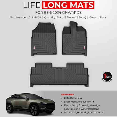 Premium Life Long Mats For BE 6 - Model 2024 Onwards