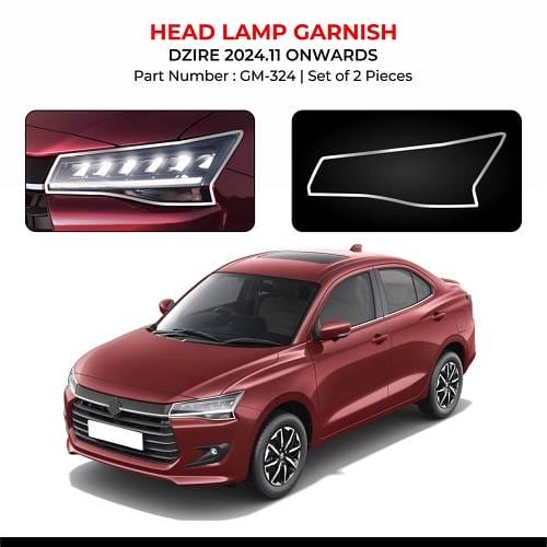 Head Lamp Garnish For Dzire - Model 2025 Onwards