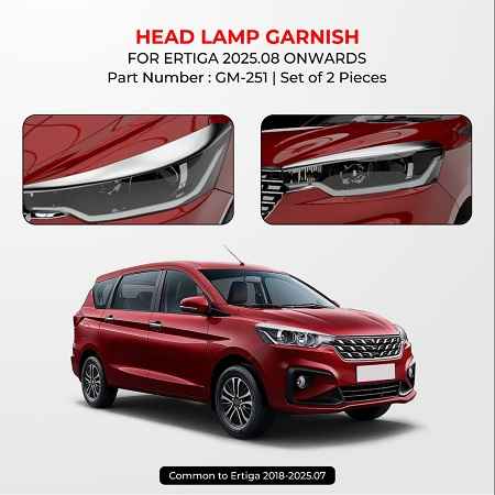 Head Lamp Garnish For Ertiga - Model 2026 Onwards