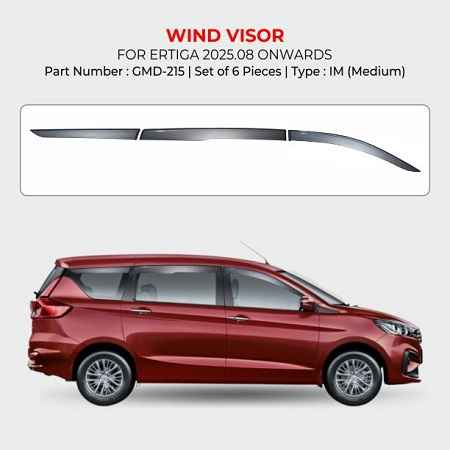 Door Visor Black For Ertiga - Model 2026 Onwards