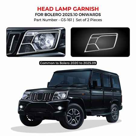 Head Lamp Garnish For Bolero - Model 2026 Onwards