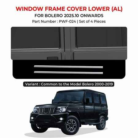 Window Frame Cover Lower For Bolero - Model 2026 Onwards