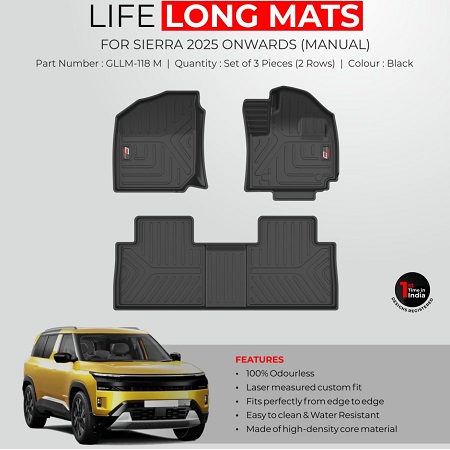Premium Life Long Mats For Sierra - Model 2025 Onwards