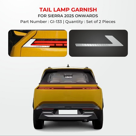 Tail Lamp Garnish For Sierra - Model 2025 Onwards